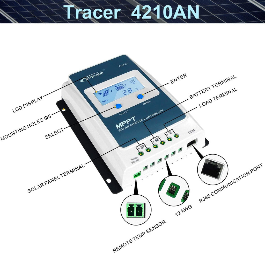 Tracer-AN G3 Series MPPT Solar Charge Controller